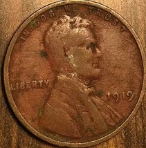 1919 Usa Lincoln Wheat Small Cent Penny - £1.36 GBP