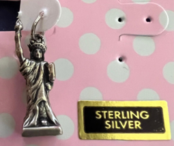 Vintage Sterling Silver Statue of Liberty Charm - £14.80 GBP