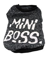 Born To Be Loved Thin Size Large Pet Black Fleece Sweater - $10.88
