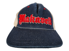 Makaveli Branded  Blue/White Mesh Back Trucker Hat Snapback One Size Men&#39;s - £8.28 GBP