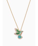 KATE SPADE NEW YORK Scenic Route Hummingbird Mini Pendant Necklace w/KS ... - £25.16 GBP