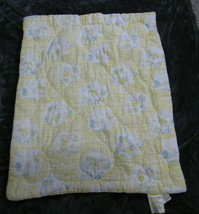 Quiltex Downlon Baby Quilt Comforter Blanket Yellow Pastel Plaid - $59.39