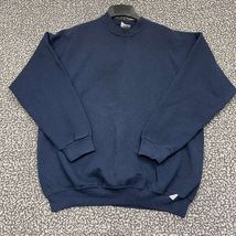 Vintage Discus Athletic Sweatshirt Men XL Navy Blank Pullover Long Sleeve - $345.09 MXN
