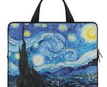 Van Gogh Starry Night Laptop Bag Neoprene (Multiple Sizes)  - £24.37 GBP