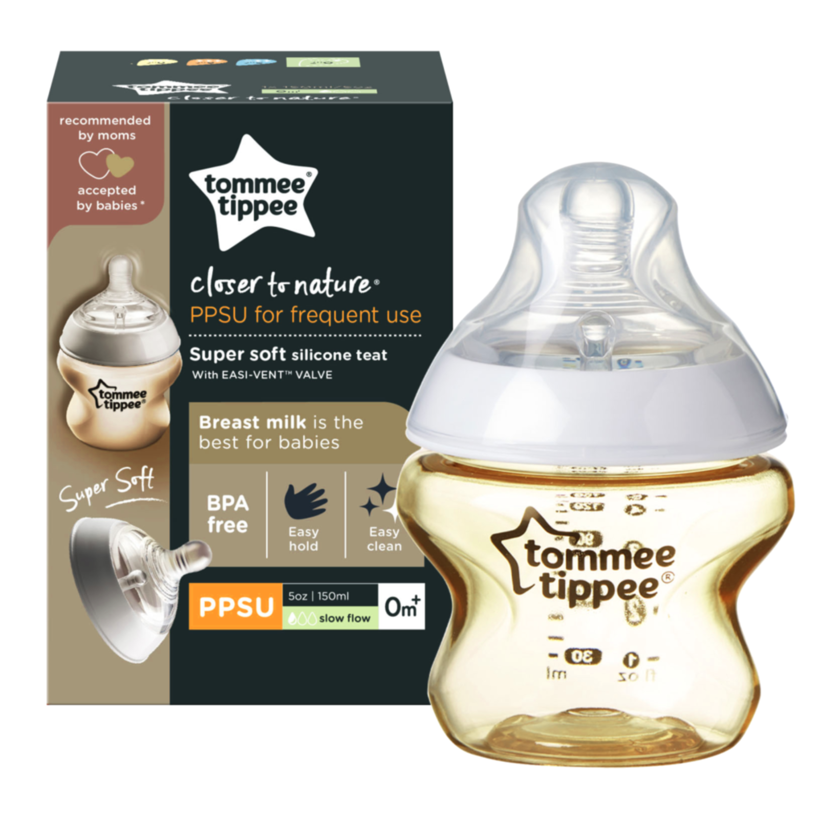 Tommee Tippee Closer to Nature PPSU Baby Bottle 150mL - $82.79