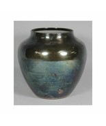 Vintage ROCKWELL STERLING SILVER Glass Base Small Vase Jar - £35.39 GBP