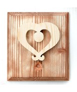 Tyrolean Heart Wooden Picture - £27.03 GBP