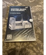Notre Dame Cathedral 3D Metal Model Iron Star 1:280 New Sealed 2019 Gene... - $36.78 CAD