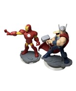 Disney Infinity Marvel  Lot of 2 Super Heroes 2.0 Edition Thor and Iron Man - $9.26