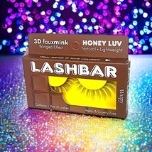 LASHBAR Honey Luv 3D Fauxmink Winged Effect Wispy Lashes Brand New In Box - £7.73 GBP