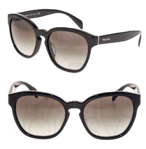 Prada Phantos PR17RSF Shiny Black Grey Gradient Sunglasses 17R Women Authentic - £139.06 GBP