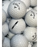 50 Near Mint AAAA White Callaway Max Used Golf Balls W/Mesh Bag - $51.23