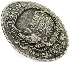 Western Cowboy Boots Belt Buckle EJC Nice Design 1995 Made in USA - £26.96 GBP