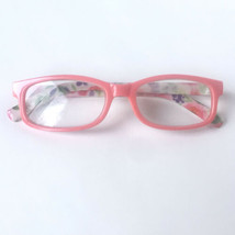 Reader Glasses Pink Peach Floral Flower Women Spring Summer  1.25 1.75 2... - $9.68