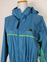 Nike ACG Womens Blue Green ClimaFit Windbreaker Rain Jacket Hooded Cinch... - £15.82 GBP