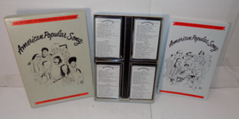 American Popular Songs Oldies On 4 Cassettes Smithsonian 6 Decades Singers - £15.30 GBP
