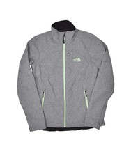 The North Face Apex Bionic Jacket Womens S Grey Mint Green Full Zip Soft Shell - £24.96 GBP