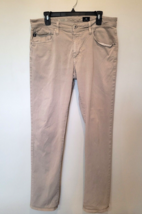 Adriano Goldschmied Pants 34x33 (34x34) Khaki &#39;The Graduate&#39; Tailored Le... - $20.85