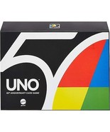 UNO Premium 50th Anniversary Edition Matching Card Game Featuring Commem... - £18.46 GBP