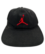 Nike Air Jordan Jumpman Red Logo Youth Black Snapback Adjustable Hat Cap... - $23.70