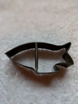 Made in Germany fish cookie cutter soldered 2 1/2&quot; metal - $25.00