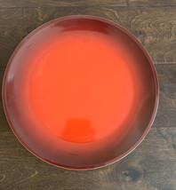 NEW SET OF 4 LE CREUSET CERISE RED Ombre DINNER PLATES 10.5” - $105.00
