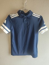 Adidas Squadra 25 Youth Size Medium Polo Navy/White JD4810 - $14.25