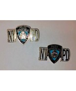 Lot Of 2 Vintage NYPD Cloisene Pins - $10.74 CAD