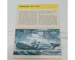 1979 Panarizon American Sea Lore Flying Dutchman Pirates Moby Dick - £3.88 GBP