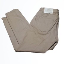 Christopher &amp; Banks Tan Stretchy Mid Rise Shaped Fit Ankle Jeans Size 4 NWT - £26.51 GBP