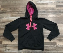 Under Armour Storm Womens Small Black &amp; Pink Hoodie Sweatshirt Pullover - $19.88 CAD