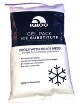 SHIPS N 24 HRS-Igloo 25076 MaxCold Non-Toxic Blue Ice Ultratherm Gel Pack 8 oz. - £9.26 GBP