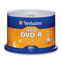 Verbatim DVD-R Blank Discs AZO Dye 4.7GB 16X Recordable Disc - 50 Pack Spindle,S - £24.29 GBP