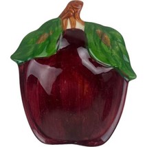 Franciscan USA Apple Pottery Spoon Rest Tea Bag Holder Ashtray Made In USA D 49 - £9.01 GBP