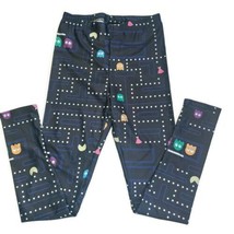 PAC MAN Retro Video Game Stretch Leggings Funky Athletic Workout Casual Size S - $16.49