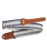 Taylor Academy Series Jacquard/Leather Strap, 2” White/Brown - £31.45 GBP