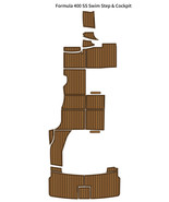 Formula 400 SS Swim Platform Cockpit Pad Boat EVA Foam Faux Teak Deck Fl... - $1,682.27 CAD