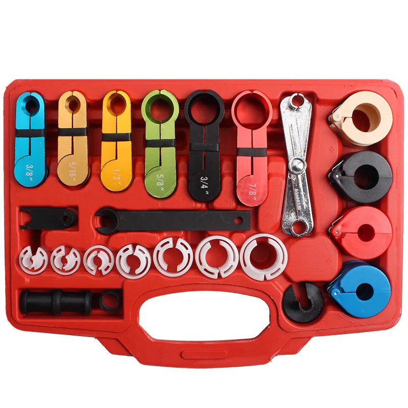 22pcs Fuel &amp; Air Conditioning Disconnection Tool Set for Automotive AC Hose an - £48.33 GBP