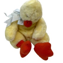 Bunnies By The Bay Yellow Fellow Duck 11&quot; 16&quot; Plush Stuffed Easter Hallmark - $12.12