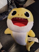 WowWee Pinkfong Baby Shark Singing Official Song Hand Puppet Plush Yellow Shark - £13.46 GBP