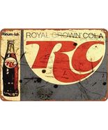 New, Reproduction Royal Crown RC Cola - Retro Vintage Style Metal Sign -... - $11.98