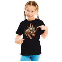 Heebie Jeebies Rubeosaurus T-Shirt - Kids Size 10 - $33.04