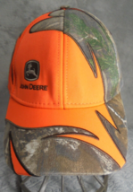 John Deere Logo Baseball Hat Cap Brown Realtree Camo Dri-Duck Orange Gre... - £7.47 GBP