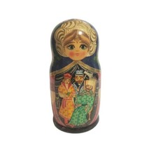 Russian Fairy Tale Nesting Doll Matryoshka Prince Frog Princess Incomplete 1 Pc - £33.60 GBP