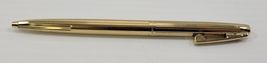 *B21) Vintage Sheaffer Gold Electroplated Ballpoint Pen White Dot Push Clip - $69.36 CAD