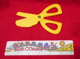 Lot: McDonalds Ruler Coaster Happy Meal Toy &amp; Scissors, Vintage 1982 &amp; '... - $18.95