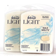 2 Packs Febreze 2.75 Oz Light No Heavy Perfumes Sea Spray 6 Count Wax Melts - £22.30 GBP