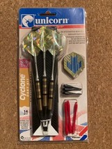 Vintage Unicorn English Darts Cyclone Dart Kit Soft Touch 14 Gram Brand New - £10.89 GBP