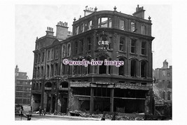 pu1782 - Sheffield - Angel St.General Ins.Corp. Building destroyed - print - £2.19 GBP