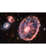Cartwheel Galaxy James Webb Space Telescope JWST Space Photo Poster Art ... - $26.99+